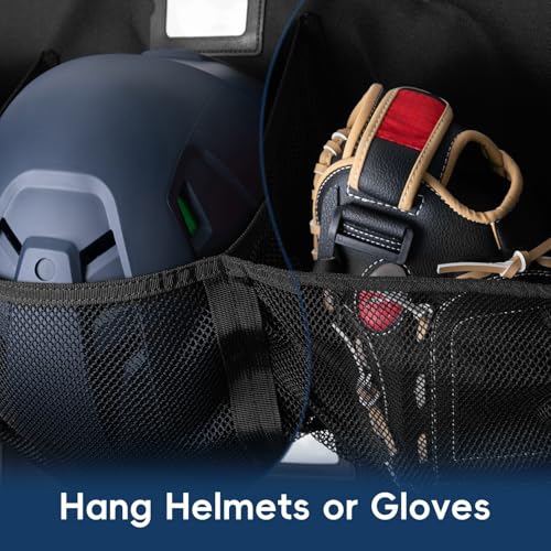 image for KAVIGOR Baseball/Softball Dugout Organizer - 15+ Helmet & Glove Storag