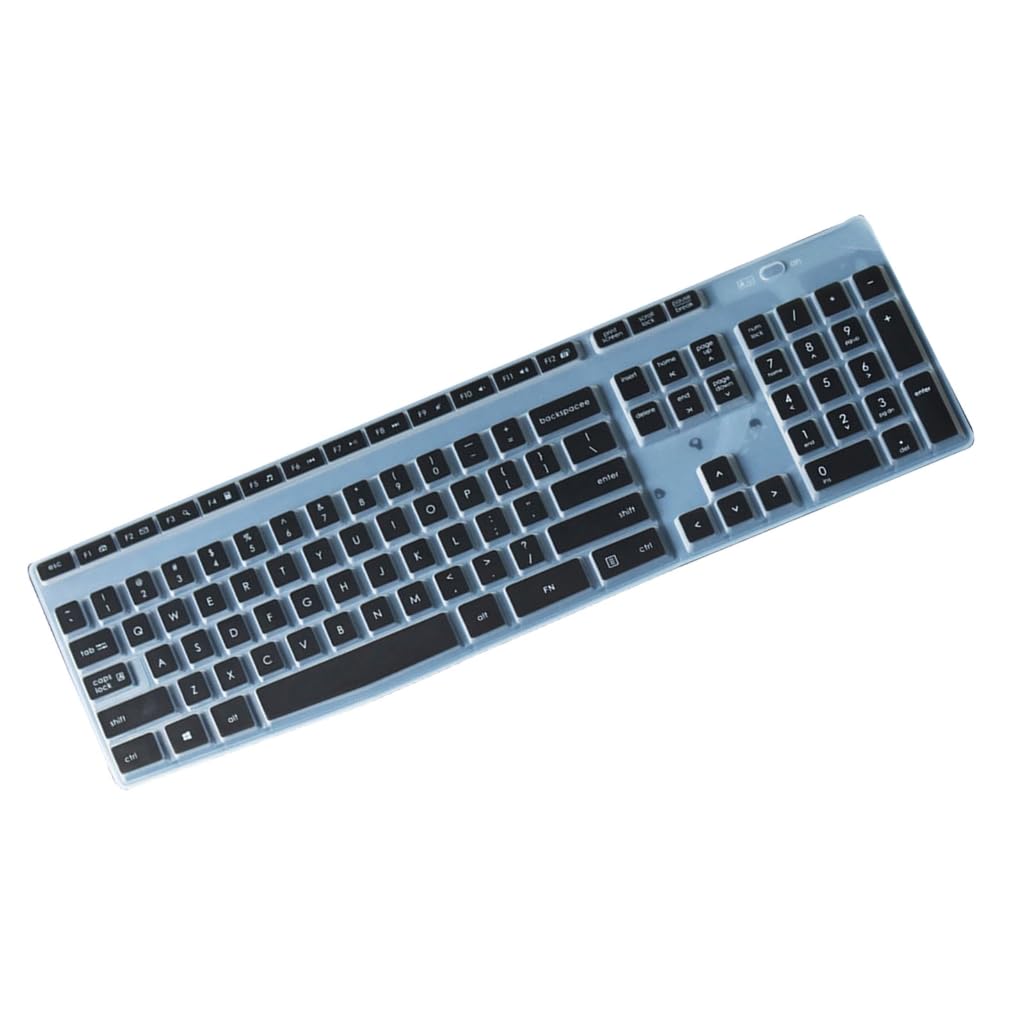 Ergonomic Keyboard Waterproof Silicone Keyboard Protector Skin for MK345 K345