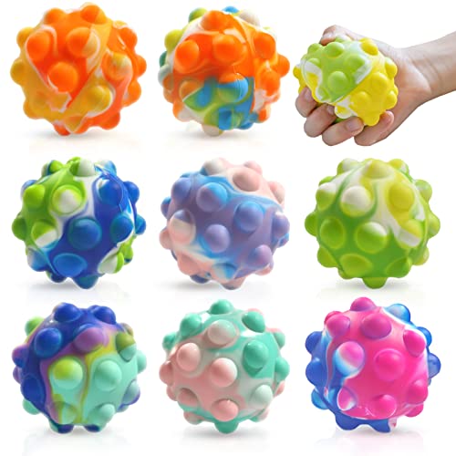 8 Packs Pop Stress Balls Fidget Toy,3D Silicone Push Bubble Pop Fidget Toy for Its Autism Stress Relief ,Poppers Sensory Party Favors Ball Figetget Toys Set Gifts for Kids Adults 8 Packs Pop Stress Balls Fidget Toy,3D Silicone Push Bubble Pop Fidget Toy for Its Autism Stress Relief ,Poppers Sensory Party Favors Ball Figetget Toys Set Gifts for Kids Adults
