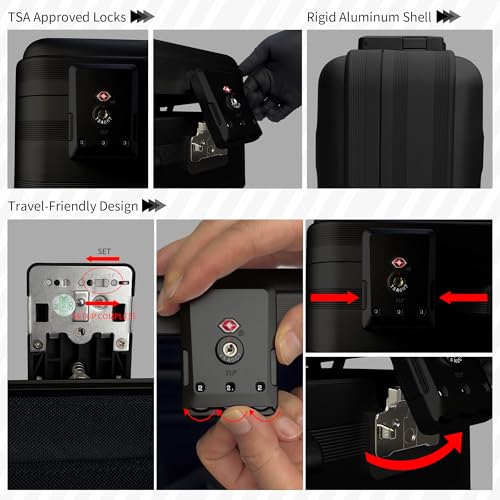 ALUNEX Aluminum Storage Case with Customizable Foam and TSA Locks - image 5