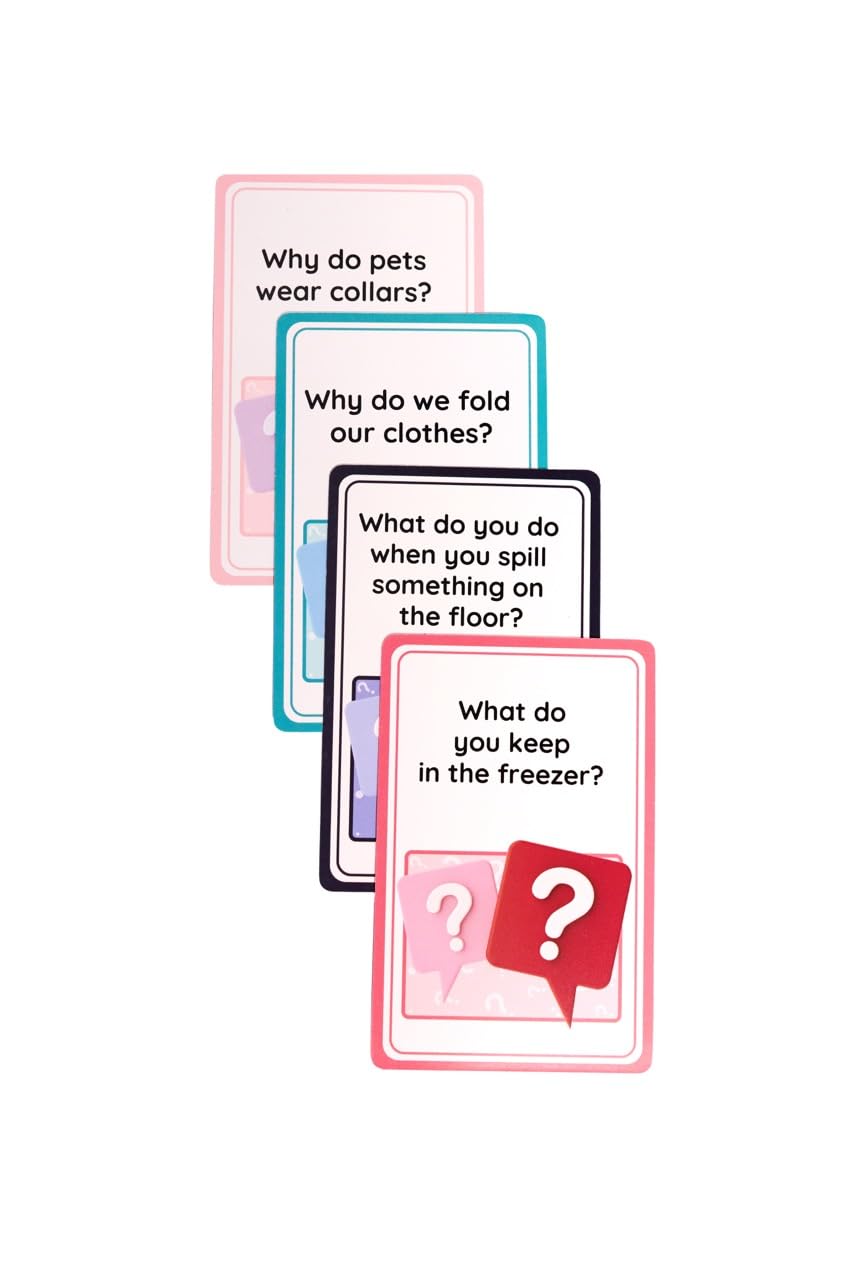 Little Learners NYC Educational Questions Card Game for Kids - Develops Expressive Language, Critical Thinking & Creativity - Perfect Travel & On-The-Go Learning