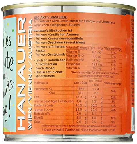 Hanauer Minikuchen Pfirsich-Aprikose Zum Geburtstag, 1er Pack (1 x 170 g)