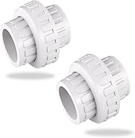 Vista 7 de Montaje de tubería de unión de PVC de 3/4", adaptador de PVC (enchufe x zócalo), Programa 40 de unión deslizante de PVC de 1 pulgada, junta tórica