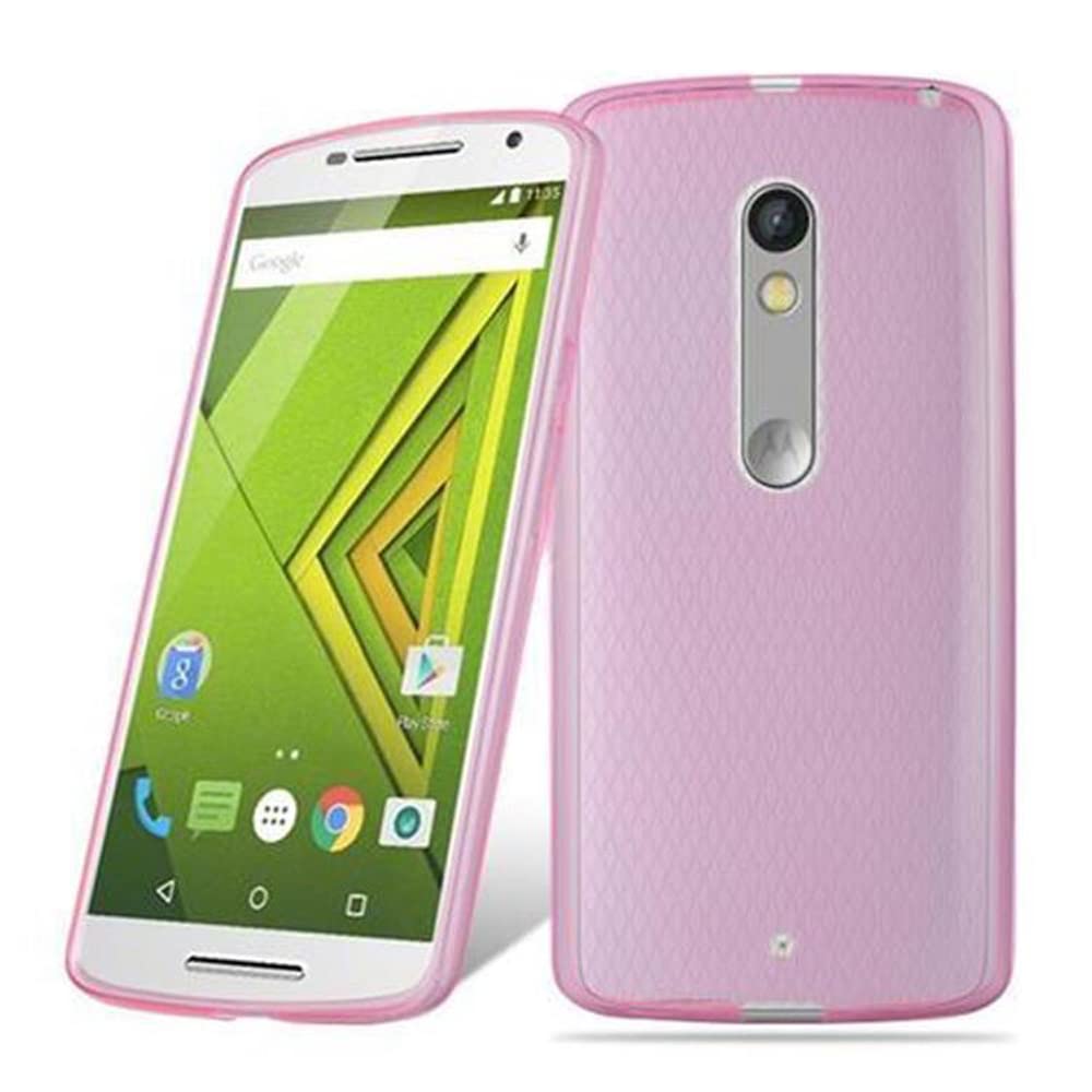 Cadorabo Necklace Cover Motorola Moto X Pro - Custodia Giallo Grigio