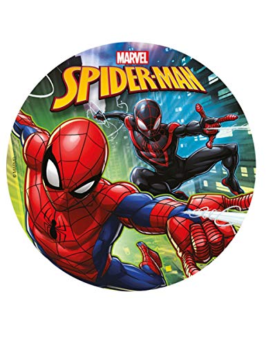 Disque Azyme Sans Sucre Spiderman 20 cm