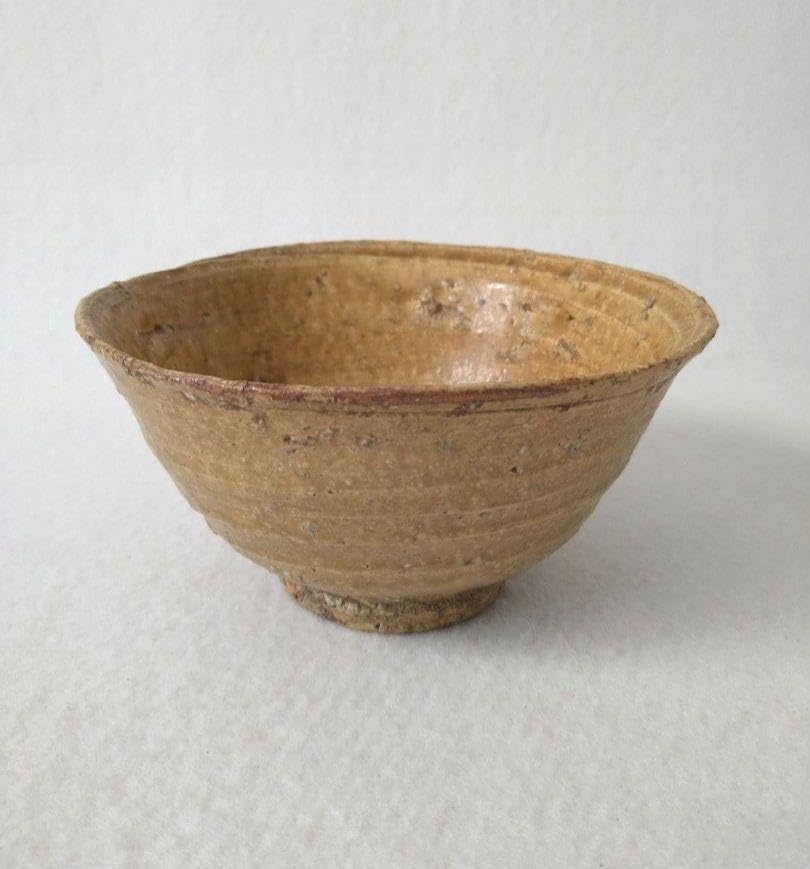 箕面焼 二代 松田箕山 茶碗 共箱 栞 茶道具 抹茶碗 逸 です 茶道具