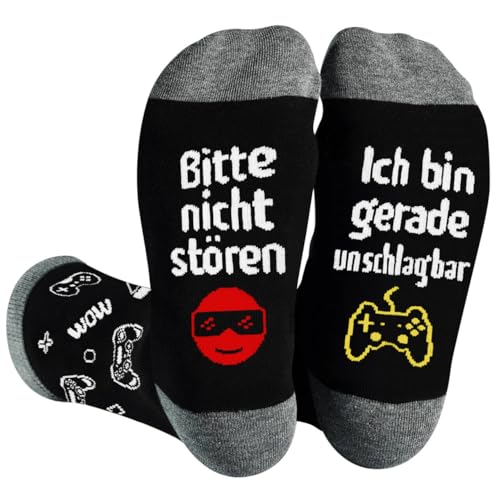 QXRXN Regalo para Gamers Calcetines Divertidos de Juego,
