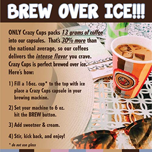 Crazy Cups Decaf Flavored Ground Coffee, Caribbean Coconut,In 10 Oz Bags, For Brewing Flavored Hot Or Iced Decaf Coffee, 3 Pack #TOP4
