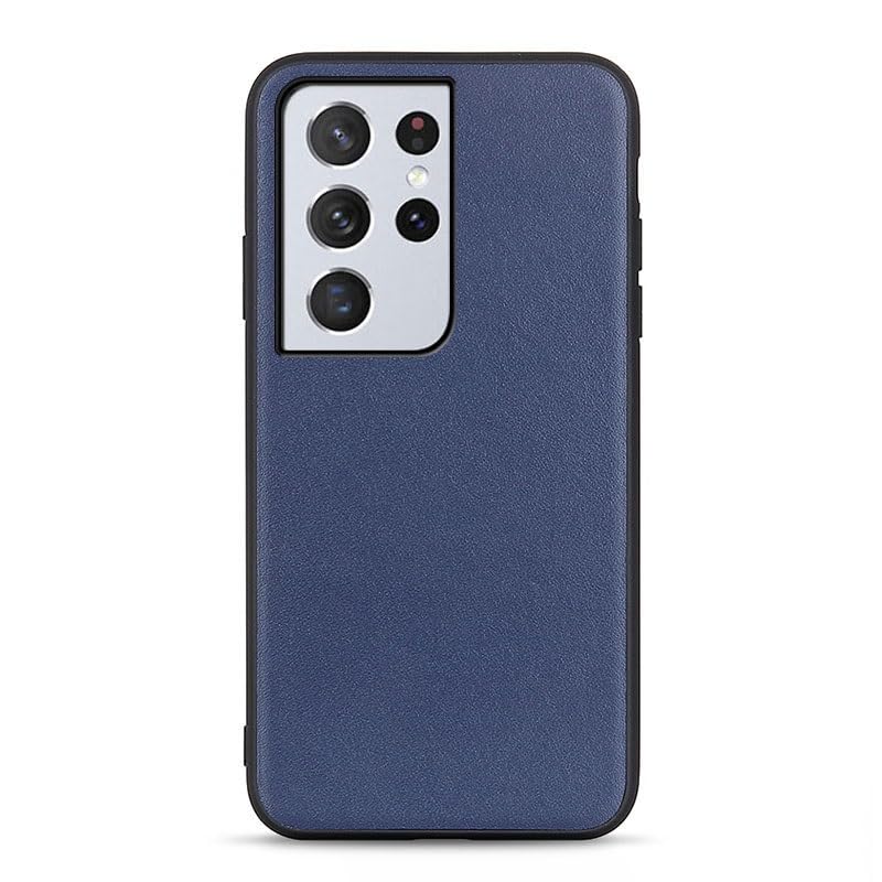 Coque cuir véritable pour Samsung S21 Ultra protection luxe homme