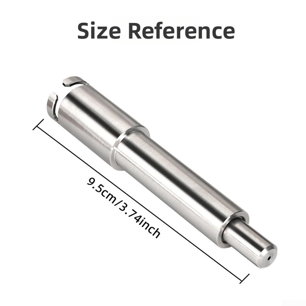 Set di ugelli per vapore in acciaio inox per De'Longhi per dedica EC685-1 e ugello a 3 fori, per schiuma di latte, ricambio con isolamento termico per Latte Art per accessori barista, argento (antico)