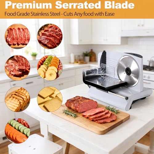 Industrial meat slicer machine