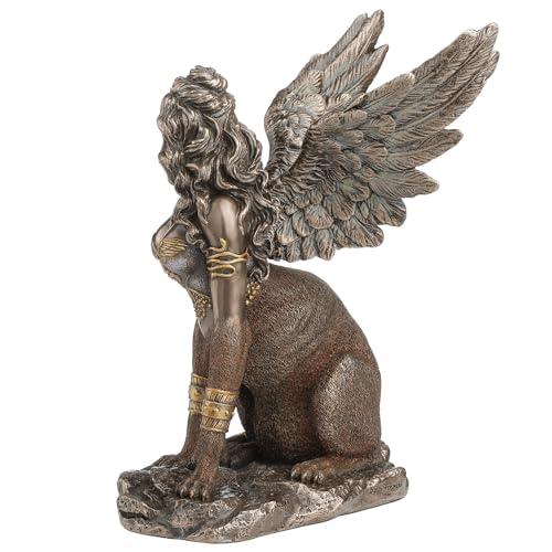 Estatua Veronese Design esfinge griega estilo antiguo miniatura 5