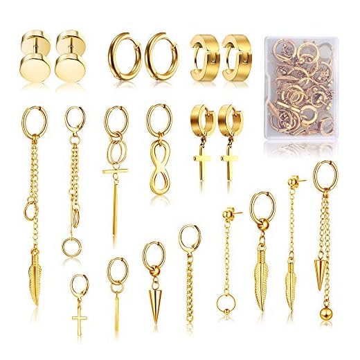 FIFATA Cross Dangle Earrings - 20 Pieces