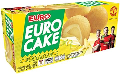 Euro Cake, Banana Cake, 144 g. [Pack of 1 piece]