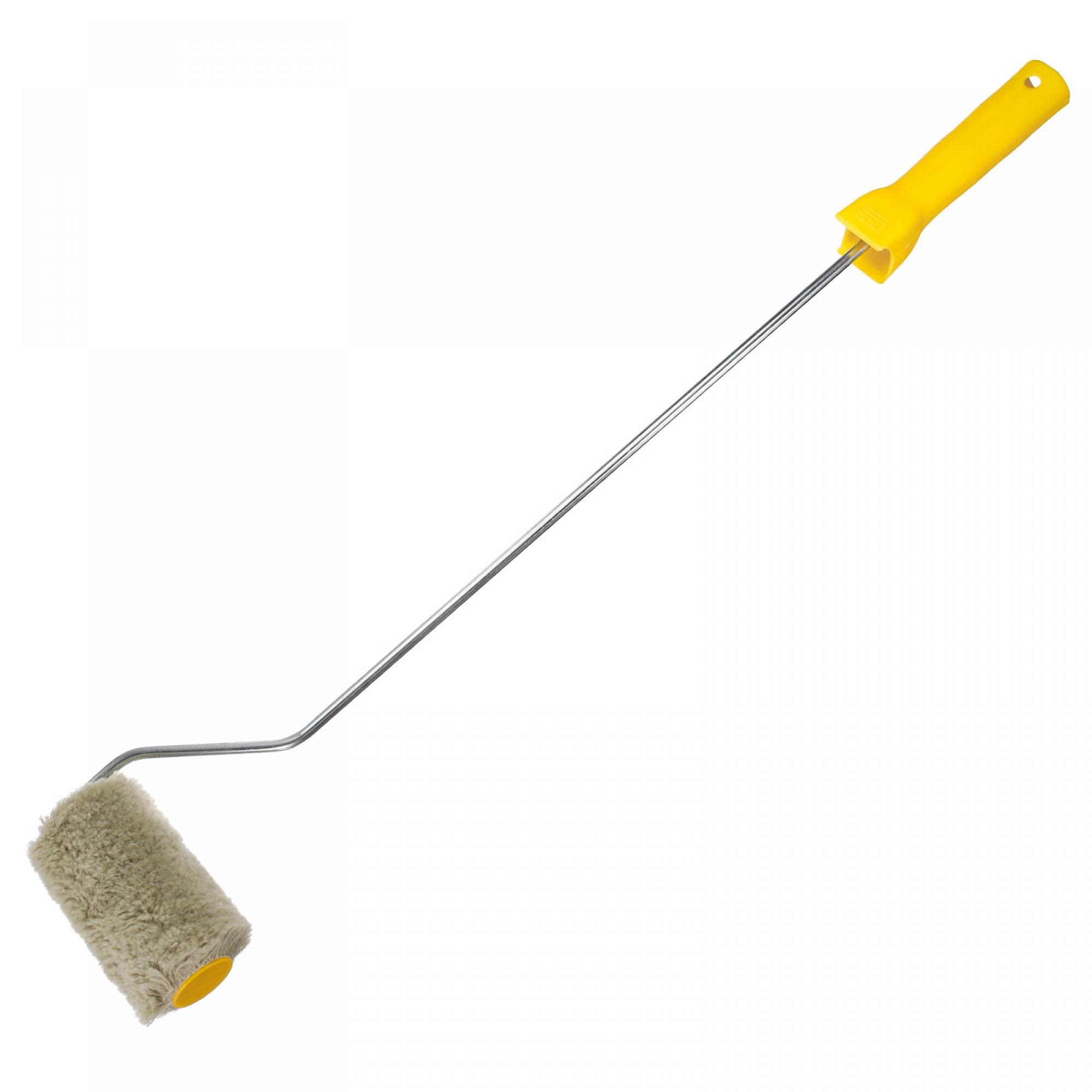 sourcing map 3Pcs Peinture Rouleau Trousse, 2Pcs 30mm Épaisseur 4" Acrylique Fibre Rouleau Couvre 23" Peinture Rouleau Cadre, pour Paroi Garniture, Vert