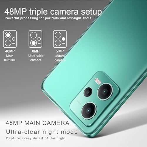Smartphone Xiaomi Note 12 5G, versão global, 256 GB, 8 GB de RAM, Forest Green