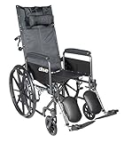 Drive Medical Silver Sport Reclining Wheelchair...