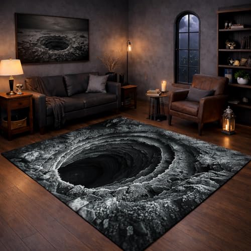 QLKIYBG Alfombra Moderna Abstracta Suave Antideslizante Lavable Rectangular de Interior para Salón Dormitorio Habitación Infantil Juvenil Sala de Juegos Decoración Hogar(Size:160ⅹ230cm,Color:1)