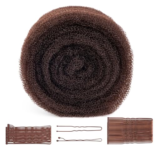 Hair Padding for Updo Hair Sponge for Updo 5.91ft Long Hair Padding with 90 Bobby Pins Styling Clip Accessories for Women Lady Girl Hair Bun Donut Volume Bumps Tool