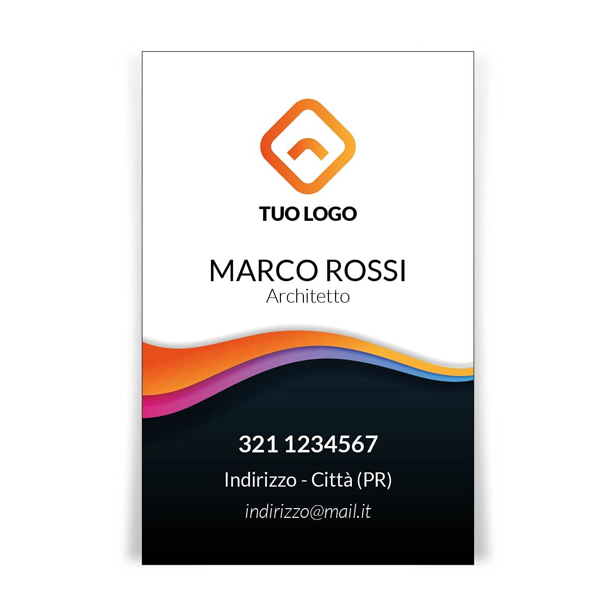 Portalistini A4 Portabiglietti Da Visita In Pelle Ecologica - Capacità 300  Biglietti, Colore Nero | Elegante E Professionale Organizer Biglietti  Professionale, image size:1206x1205