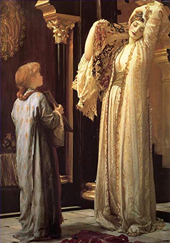 Peinture à l'huile Lumière du harem de Frederic Leighton faite main