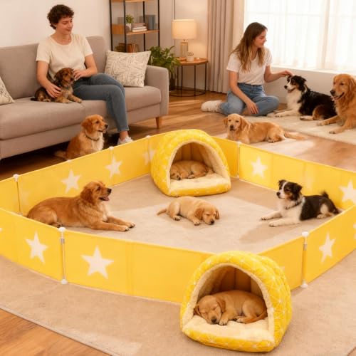 Lit pour chat couvert lavable pour calmer l'anxiété des chiots - 3