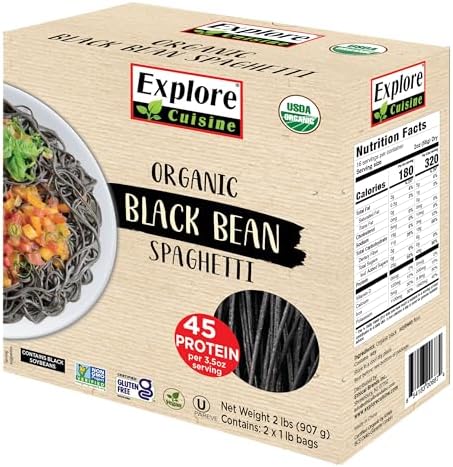 Explore Cuisine Organic Black Bean Spaghetti, 2lb Unit