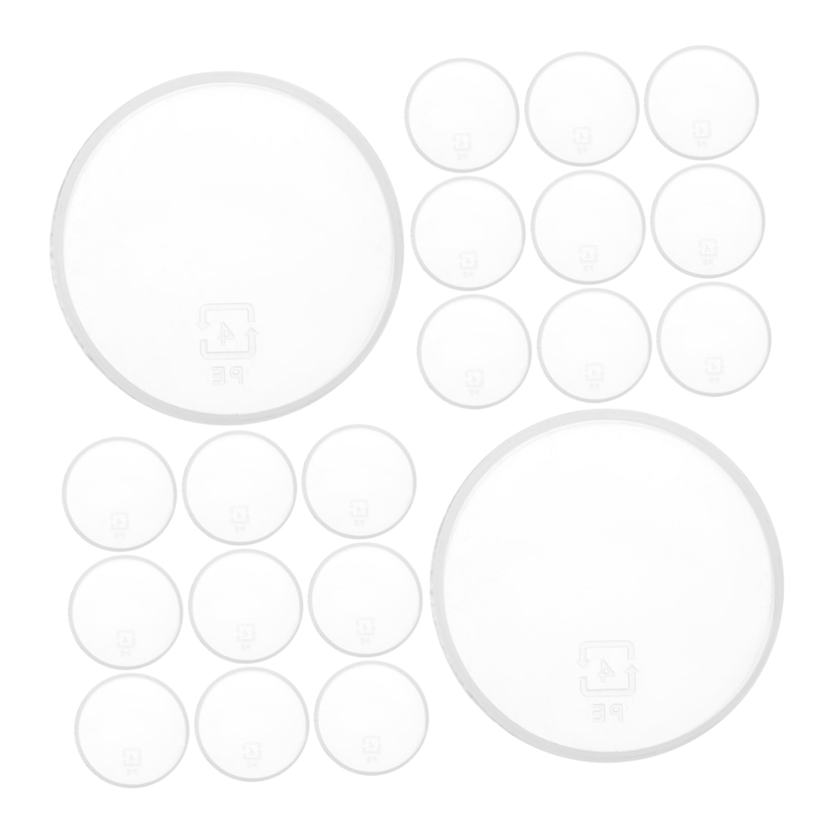 VILLCASE 20Pcs Small Plastic Glue Dispensing Plates Reusable Glue Trays for Paper Quilling and Craft Projects Convenient Glue Dispenser Trays for Easy Application