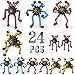 24 Pack Funny Sensory Fidget Toys,Deformable Chain DIY Robot Spinners Stress Relief Gyro Toy Birthday Gifts Goodie Bag Christmas Stocking Stuffers Classroom Prizes Party Favors for Kids Adults