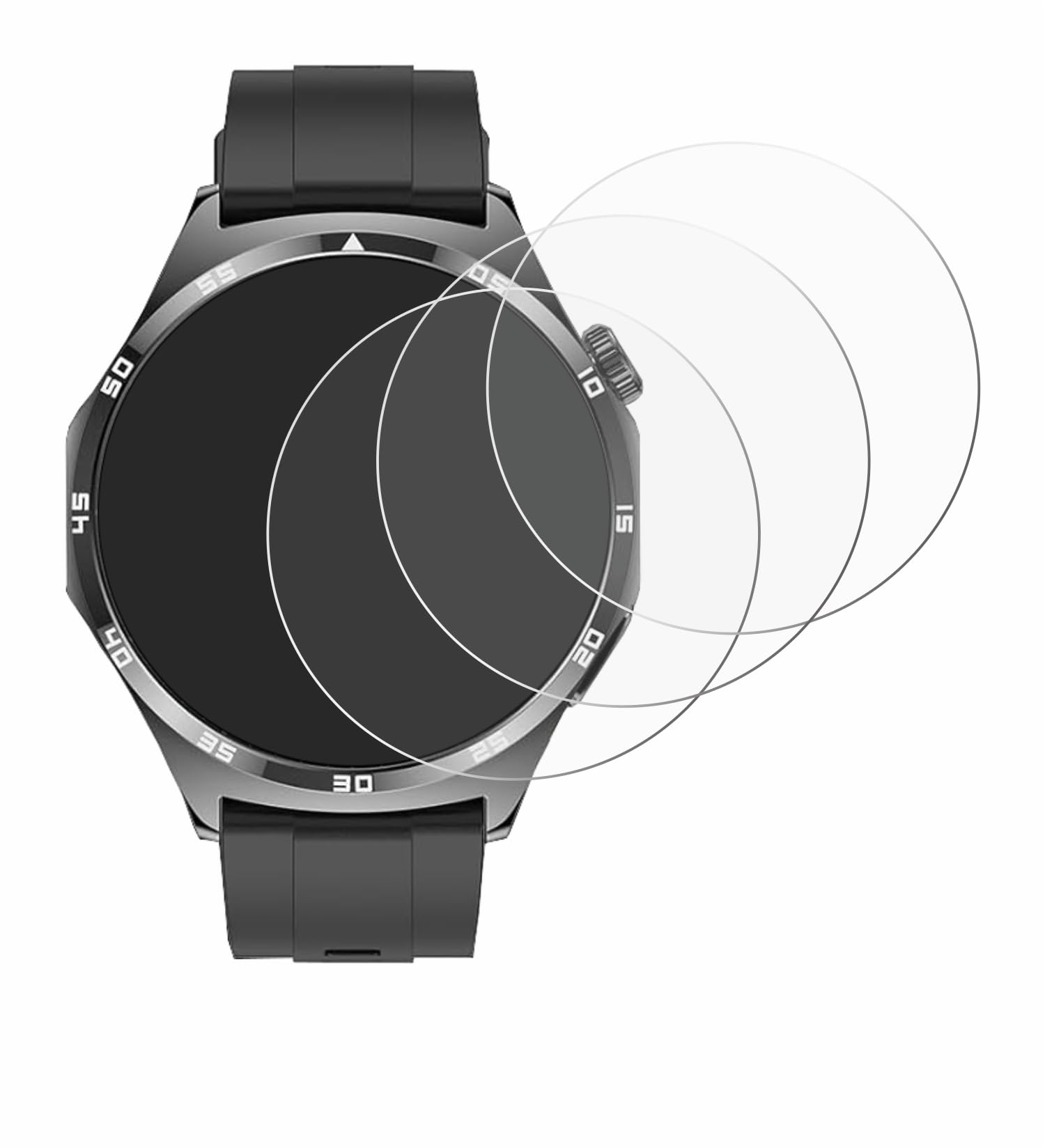 Savvies Pellicola Protettiva Per Marsyu MT300 1.43, 6 Pezzi Trasparenti Anti-graffio Per Touch Screen