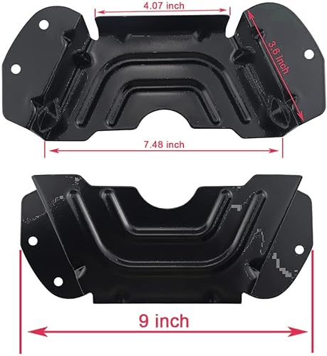 Miniatura 2 de 783-06424A-0637 - Piezas para cortacésped 783-06424A, cubierta negra para cinturón de cubierta de 42 pulgadas y 46 pulgadas, compatible con MTD &