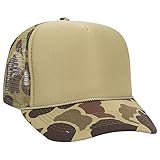 Otto Wholesale 12 x Camouflage Polyester Foam Front 5 Panel High Crown Mesh Back Trucker Hat -...
