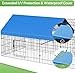 INJOPEXI Metal Chicken Coop 130