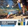 Propane Torch Weed Burner Kit, 1,800,000 BTU Blow Torch with 10Ft Hose, Self Igniter Flamethrower Grill Torch for Weeding, Roof Asphalt, Melting Snow, Road Marking, Barbeque