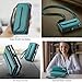Konstreet for Samsung Galaxy Z Fold 7 Wallet Case Durable Leather Cover with Card Holder Flip Flap Wrist Strap Zipper Closure & RFID Blocking Case for Galaxy Z Fold 7 Bluegreen