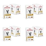 Royal Canin Veterinary Urinary S/O | 4er Pack | 4 x 12 x 85 g | Diät-Alleinfuttermittel für Katzen | Zur Auflösung von Struvitsteinen | Niedriger RSS-Wert | Häppchen in Soße