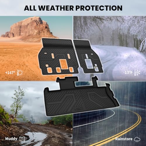 Image of LASFIT Cargo Mat & Backrest Mat for Toyota Sienna 7 Seat & 8 Seat 2021-2026