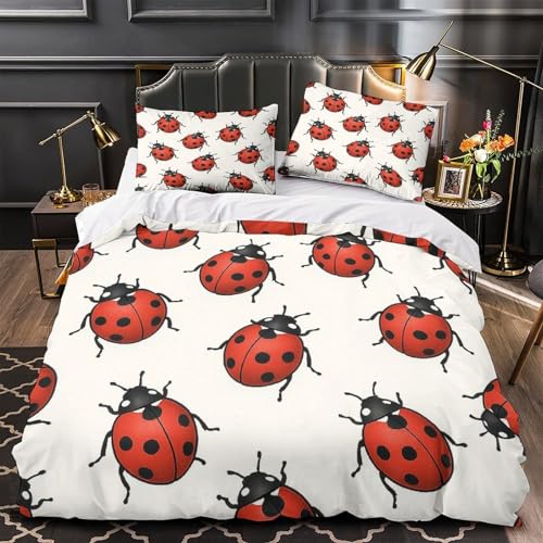 Housse de couette perce-neige 220x240 cm avec taies pour lit King - 2