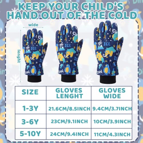 Image of Boao Winter Snow Ski Glove for Kid Waterproof