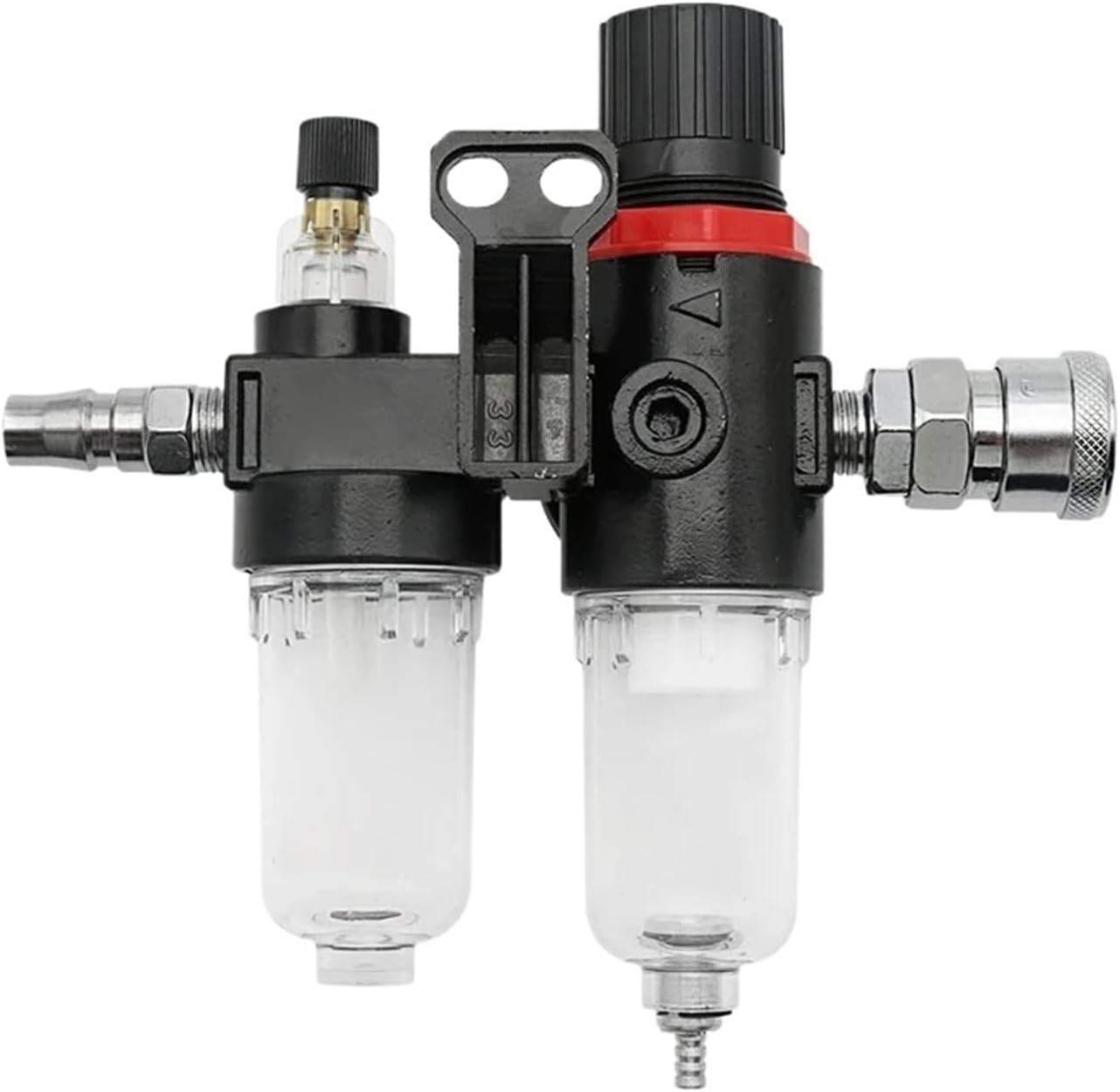 AFC2000 AFR2000+AL2000 G1/4 air Compressor Oil-Water Separator air Filter Pressure reducing Valve Regulator(PC 12mm Fitting)