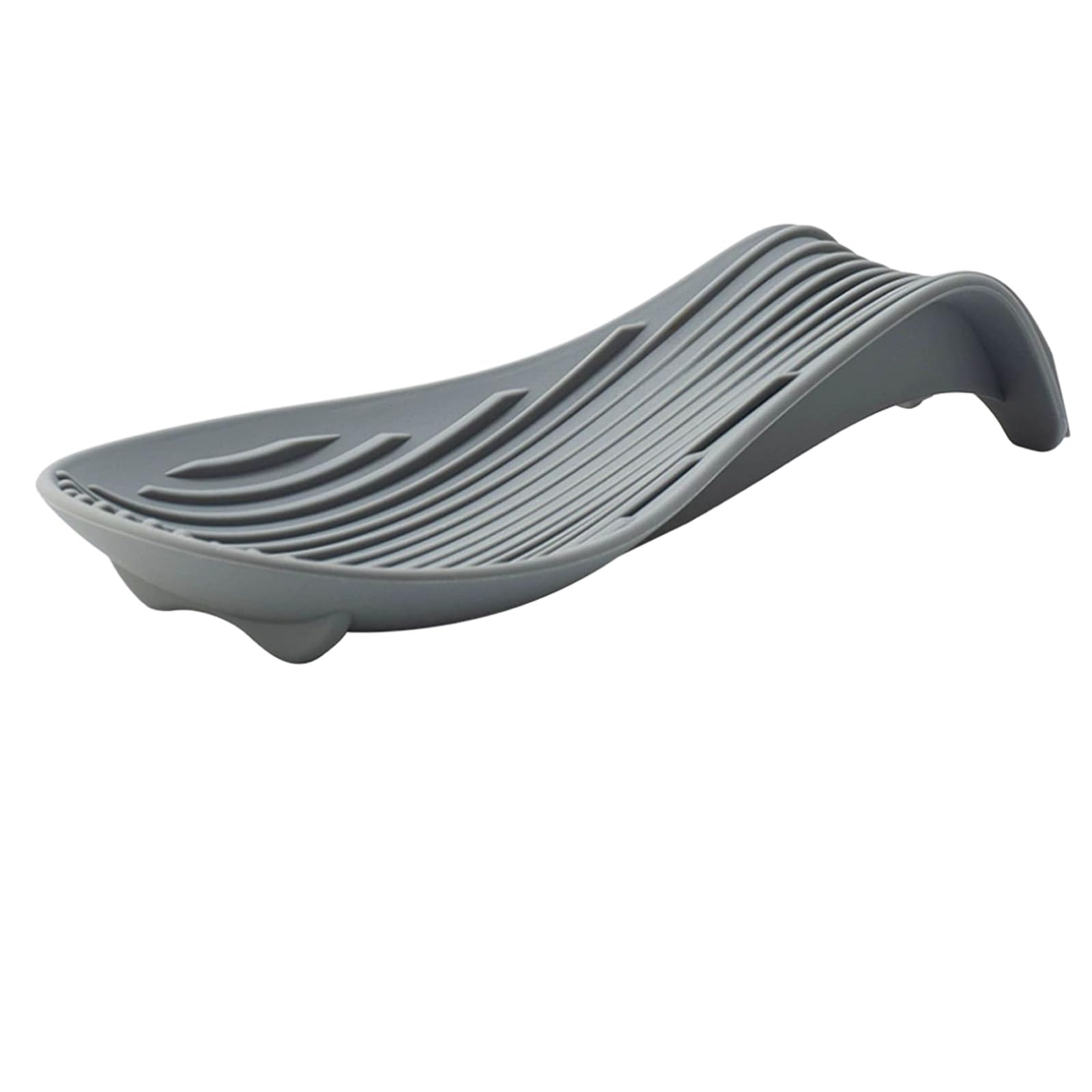Whoasyst Heats Resistant Nonslip Silicone Holder for Kitchen Counter Cooking Utensil Rest for Cooking and Serving Elastomer Spoon Rest