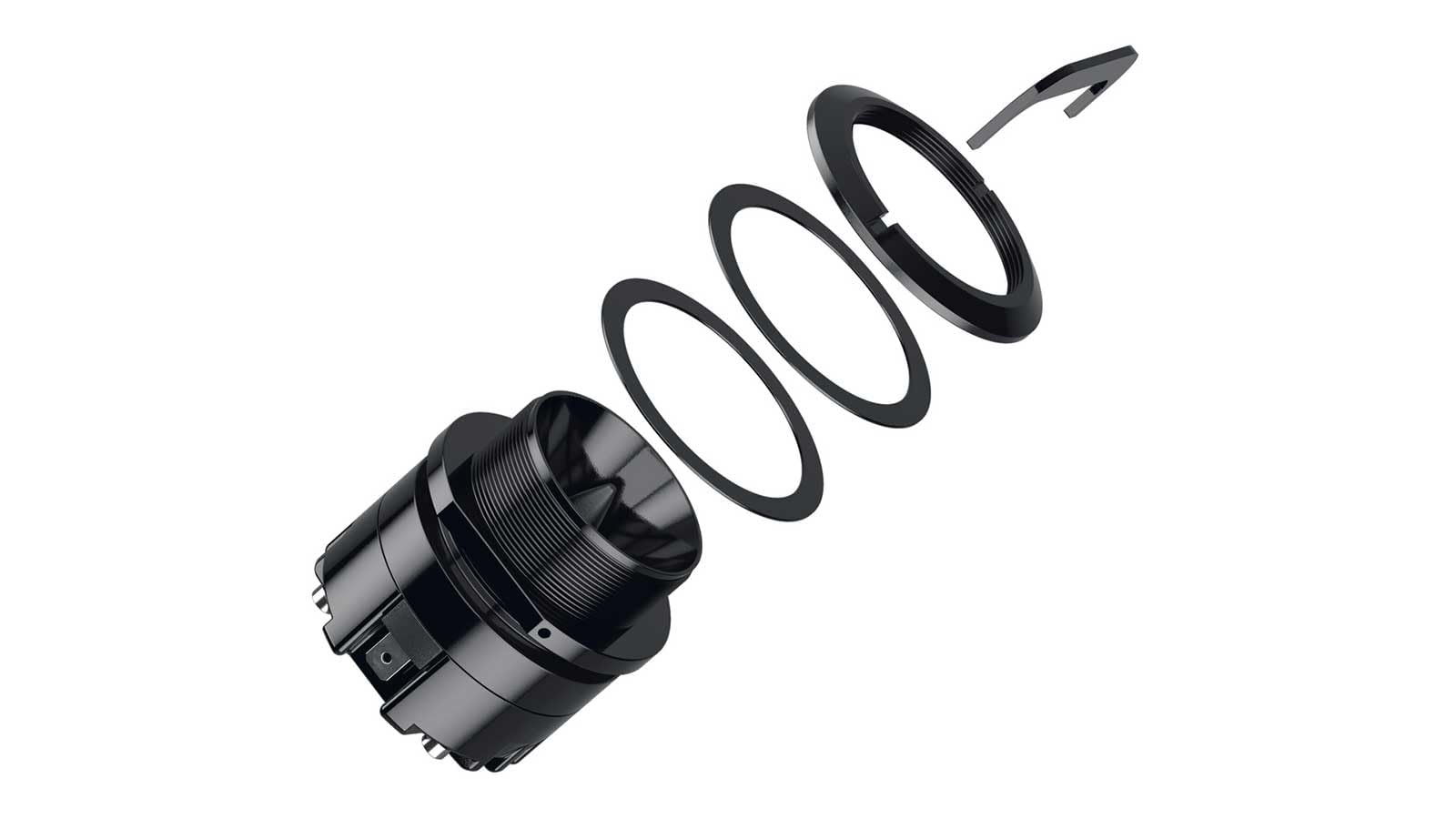 Hertz ST 25A Neo.2 coppia tweeter 25mm, 100W | cupola in alluminio, magnete in neodimio, 4 Ohm, bobina 25mm, 107 dB, crossover incluso, 3000-20000 Hz, profondità 29,7mm