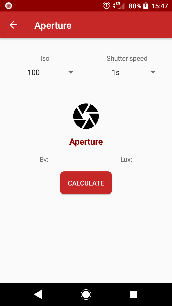 Exposure Meter - App on Amazon Appstore
