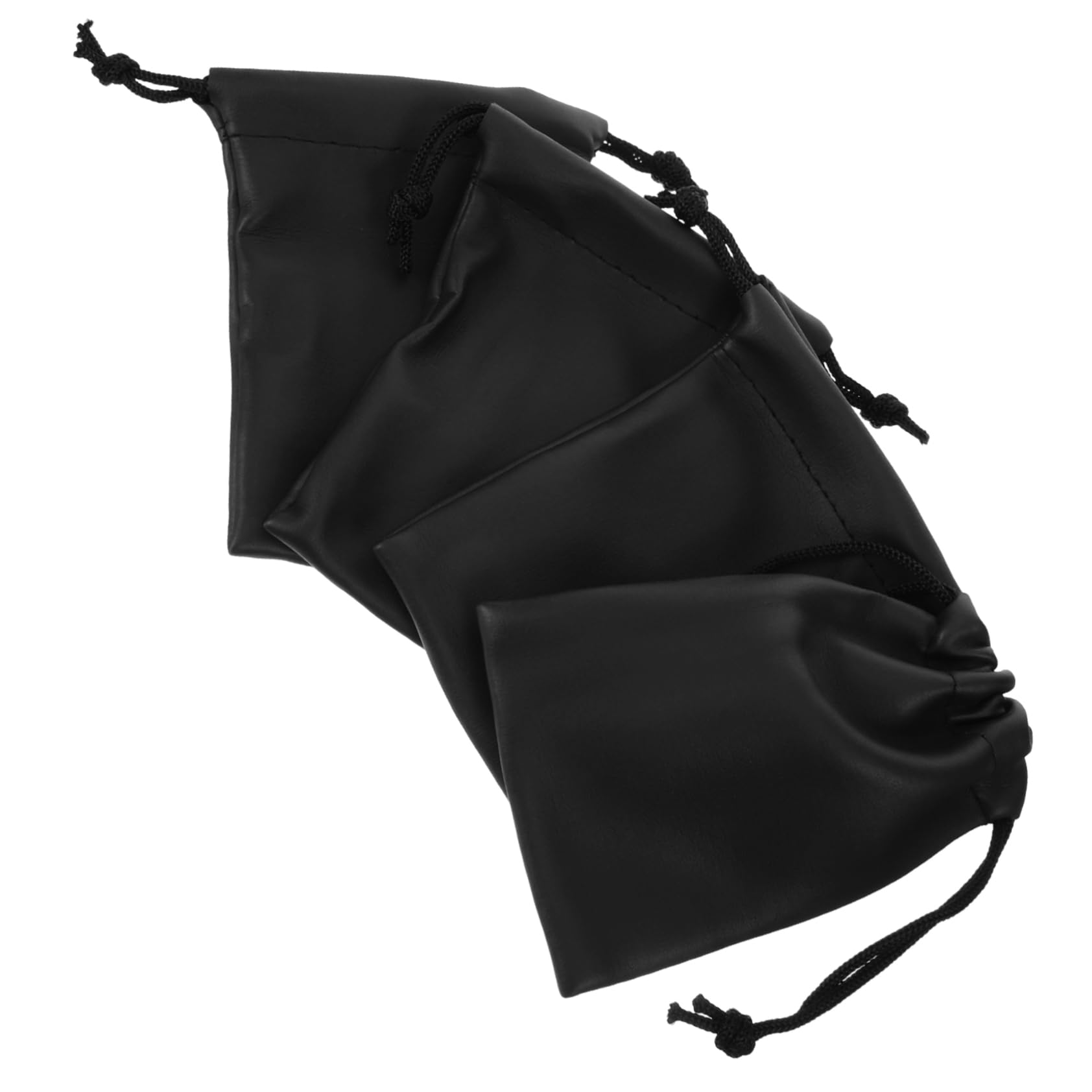 Kisangel Velvet Drawstring Microphone Bag 4 Pack Microphone Case Protective Bag Waterproof Dustproof Compact Design