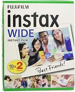 Fujifilm Instax - Set of 5 Boxes of 20 Film Reels (100 Wide-Angle Photos) for Fuji Instax 210, WIDEX5