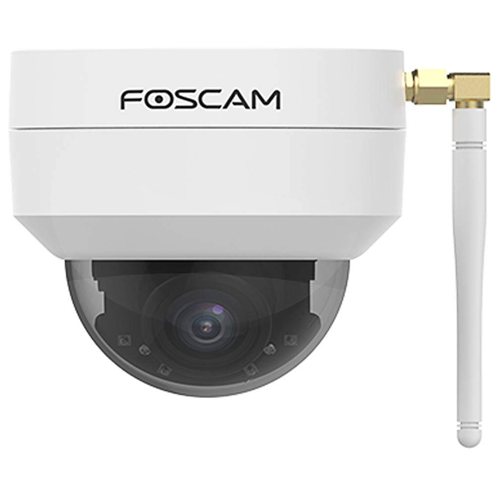 FOSCAM D4Z 4 MP Dual-Band WLAN PTZ Dome Überwachungskamera mit 4-Fach optischem Zoom, inkl. 64GB SD Karte, Wetterfest IP66 und vandalismusgeschützt IK10, Nachtsicht bis 20 m, Menschenerkennung