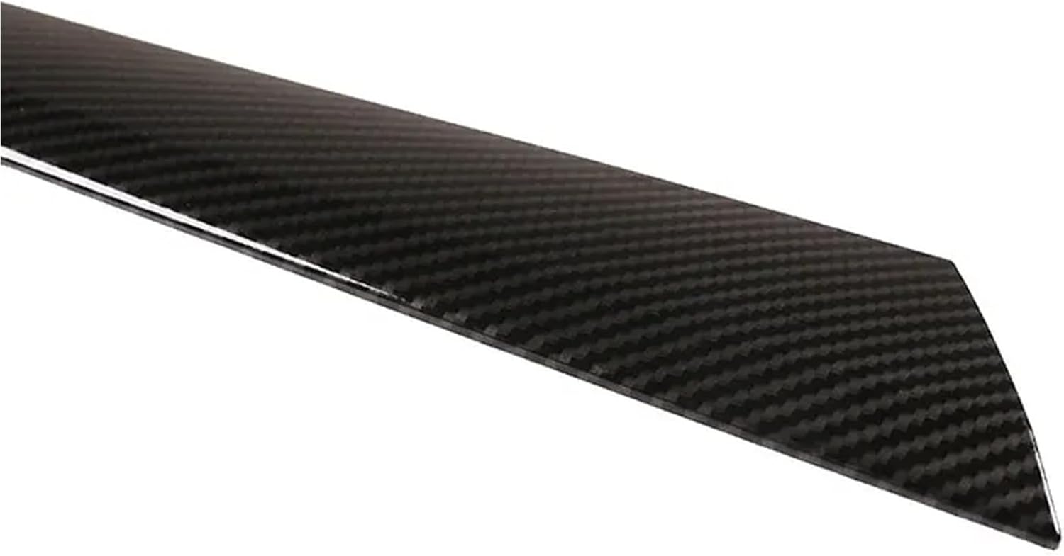 Car Styling Carbon Texture Interior Door Window Panel Cover Trim Compatible with Mercedes Benz C Class W204 2008-2013(Carbon Texture)