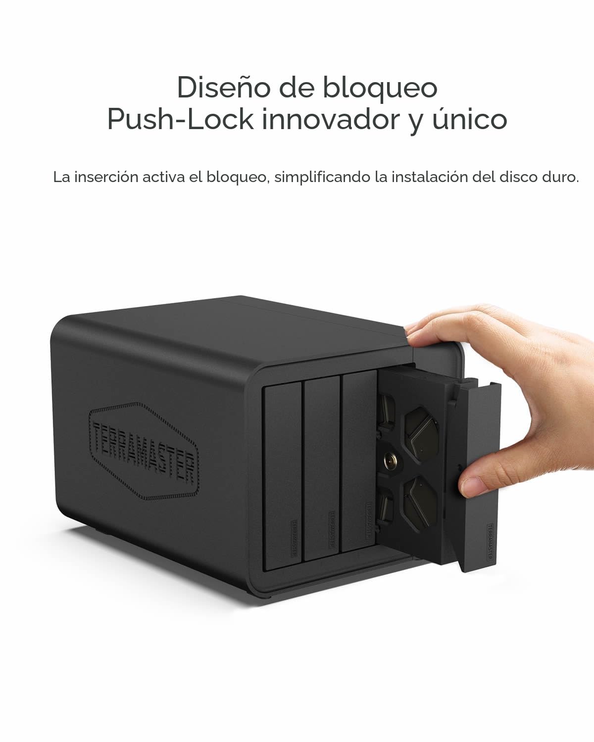 TERRAMASTER F4-424 Pro NAS Almacenamiento - 4 Bahías, CPU Core i3-N305 8 Núcleos y 8 Hilos, 32GB RAM DDR5, Puerto 2.5GbE x 2, Almacenamiento Conectado a la Red de Máximo Rendimiento para Empresas