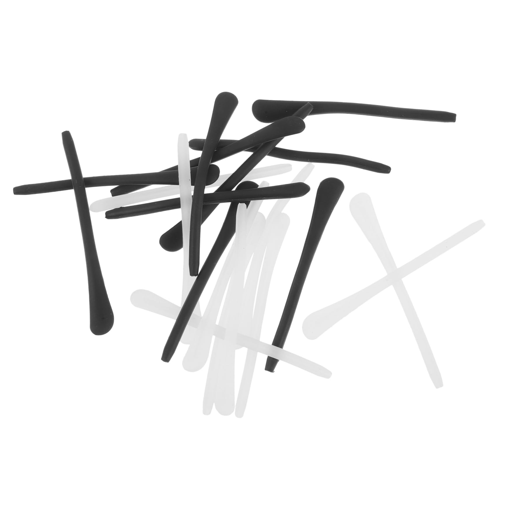 VILLCASE 10 Pack Anti-slip Glasses Holders Silicone Eyeglass Retainer Glasses Ear Grips Ears Pads for Eyewear Accessories Set