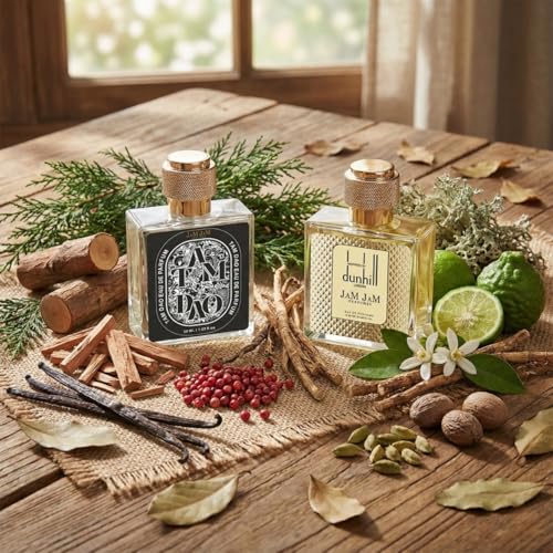 Image of SRK Edition Tam Dao & Dunhill Eau De Parfum for Men and Women | Luxury Woody Fragrance | Long Lasting Premium EDP Perfume with Sandalwood & Cedar Notes Spicy Fragrance Gift Set | 2 x 50ml